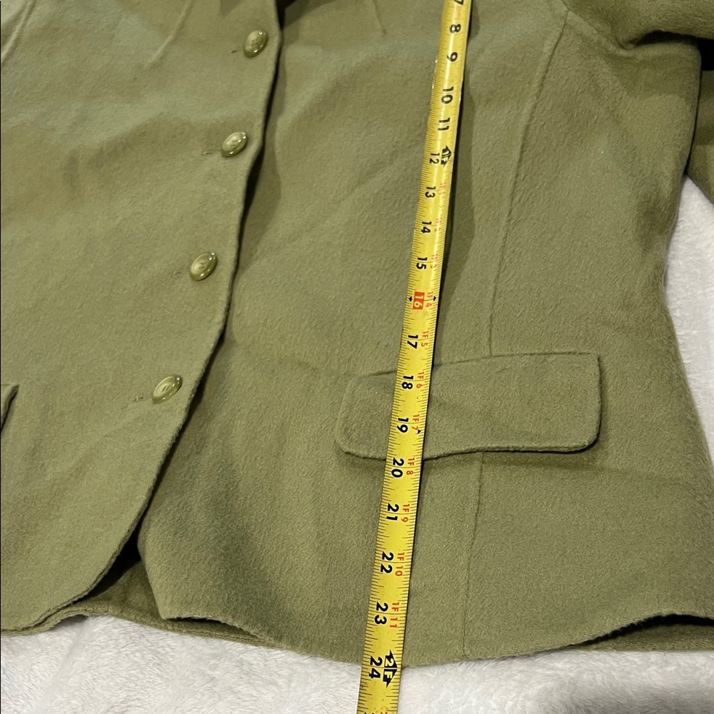 Pendleton Sage Green 100% Merino Wool Jacket Sz XL - Picture 9 of 10